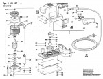 Bosch 0 601 287 103  Orbital Sander 220 V / Eu Spare Parts